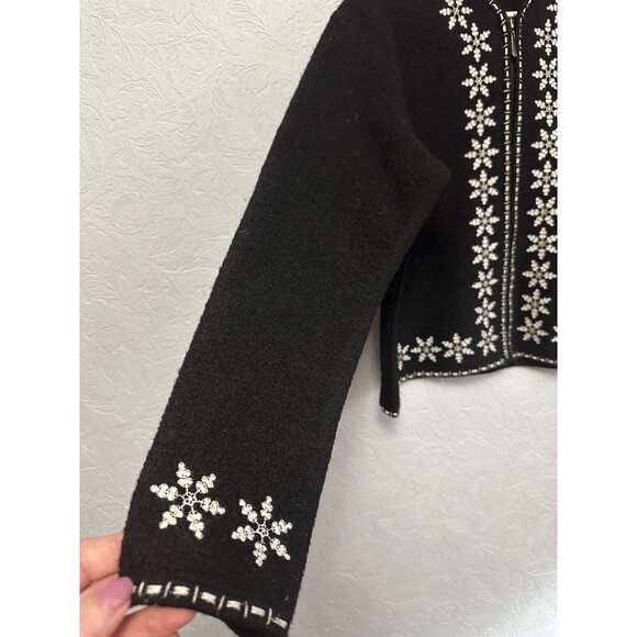 Alps Size XL Snowflake Full Zip Cardigan K12 - Picture 2 of 7